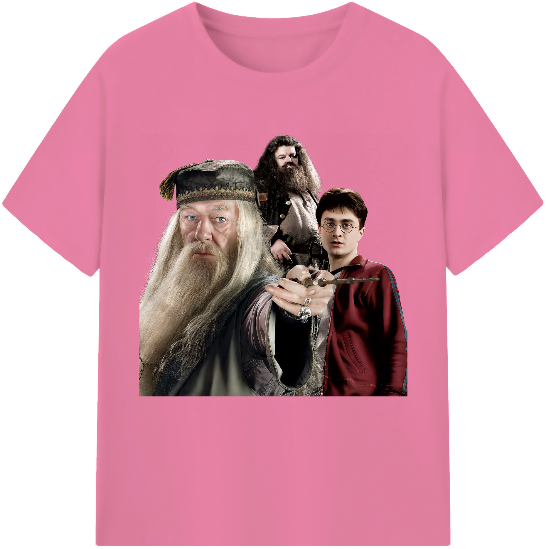 （画像用） Harry Potter ハリー・ポッターシリーズ 綿100％半袖Tシャツ（フロントプリント）